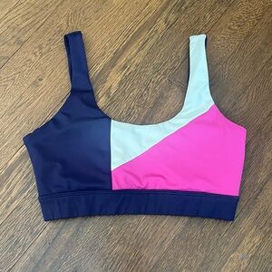 WILO the label color block sports bra